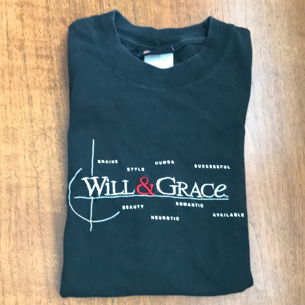 Will & Grace Black Embroidered T Shirt - Picture 5 of 5